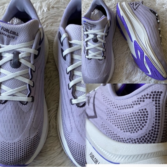 New Women Sz 8 lavender New Balance fuel cell gorgeous WIDE fashion sneakers - Picture 4 of 15